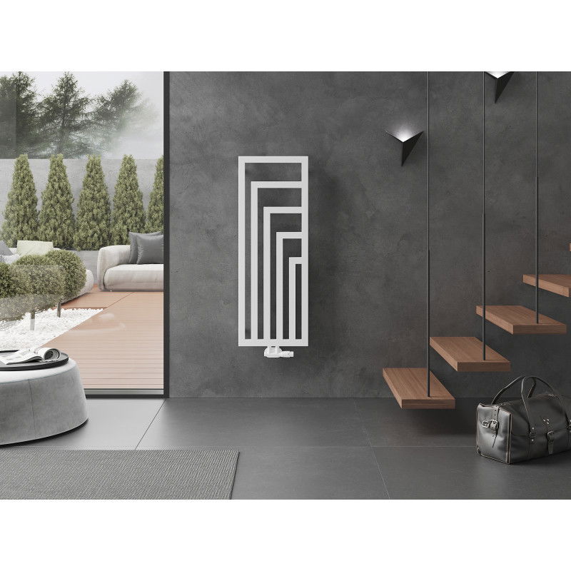 Mexen Alaska dekoratív radiátor 1216 x 440 mm, 542 W, fehér - W205-1216-440-00-20