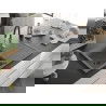 Mexen Bruno chiuvetă de granit cu un compartiment, cu picurător și baterie de bucătărie Aster, gri - 6513-71-73450-07-B