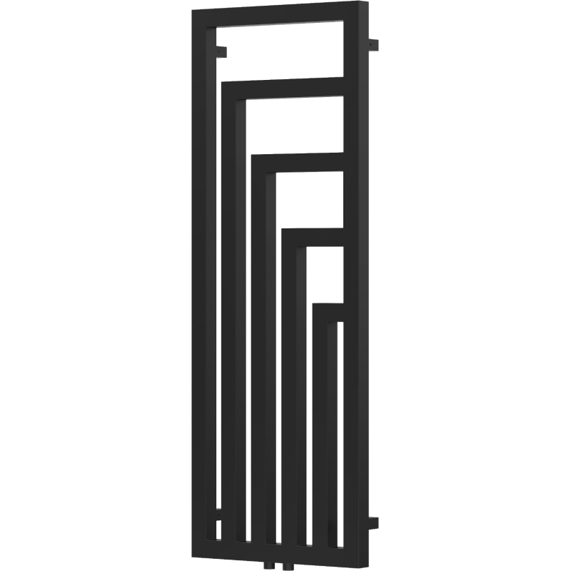 Mexen Alaska radiator decorativ 1216 x 440 mm, 542 W, negru - W205-1216-440-00-70