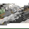 Mexen Bruno chiuvetă de granit cu un compartiment, cu picurător și baterie de bucătărie Aster, gri - 6513-71-73450-57-B