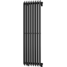 Mexen Atlanta radiator decorativ 1200 x 405 mm, 646 W, negru - W211-1200-405-00-70