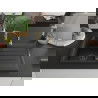 Chiuvetă de granit Mexen Bruno, 1 bazin cu scurgător și baterie de bucătărie Aster, negru/metalic argintiu - 6513-73-73450-57-B