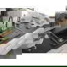 Mexen Bruno chiuvetă de granit cu 1 cuvă și scurgător și baterie de bucătărie Aster, negru/auriu metalic - 6513-75-73450-07
