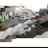 Mexen Bruno chiuvetă din granit 1-cameră cu scurgător și baterie de bucătărie Aster, negru/auriu metalic - 6513-75-73450-57-B