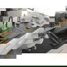 Mexen Bruno chiuvetă de granit cu 1 compartiment și picurător și baterie de bucătărie Aster, negru cu pete - 6513-76-73450-57-B