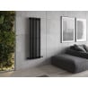 Mexen Atlanta dekoratív radiátor 1500 x 460 mm, 894 W, fekete - W211-1500-460-00-70