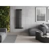 Mexen Atlanta dekoratív radiátor 1500 x 460 mm, 894 W, fekete - W211-1500-460-00-70