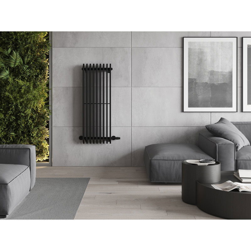 Mexen Aurora radiator decorativ 1200 x 450 mm, 917 W, negru - W212-1200-450-00-70