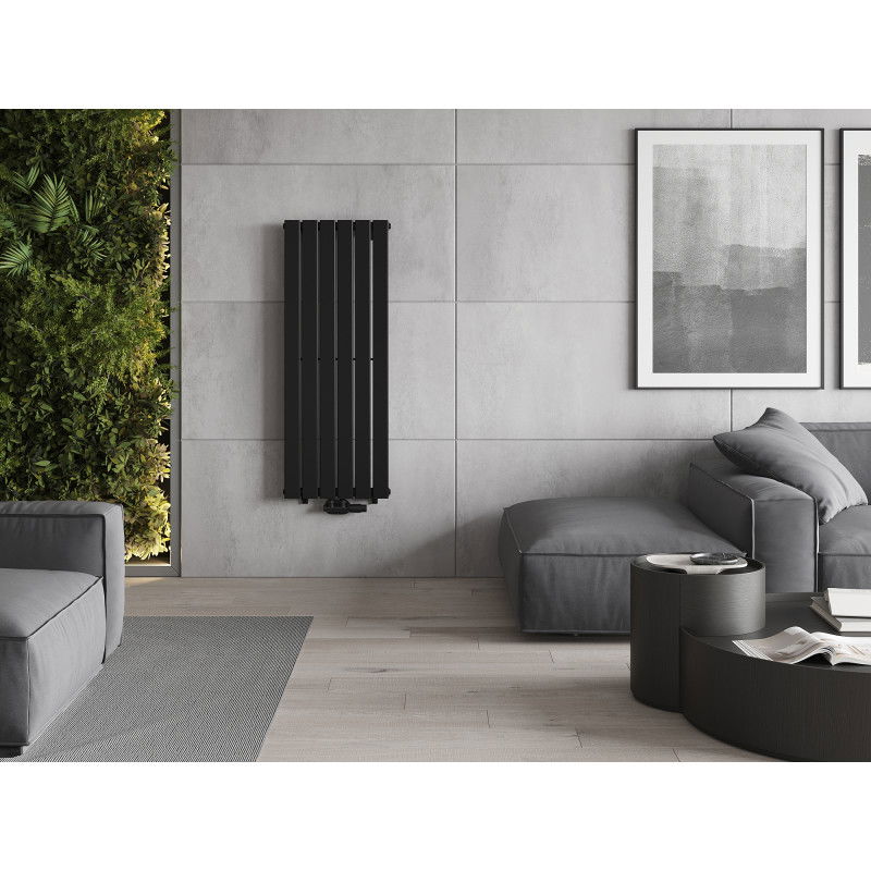 Mexen Boston radiator decorativ 1200 x 452 mm, 611 W, negru - W213-1200-452-00-70