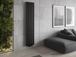 Mexen Boston dísz radiátor 1800 x 376 mm, 740 W, Fekete - W213-1800-376-01-70