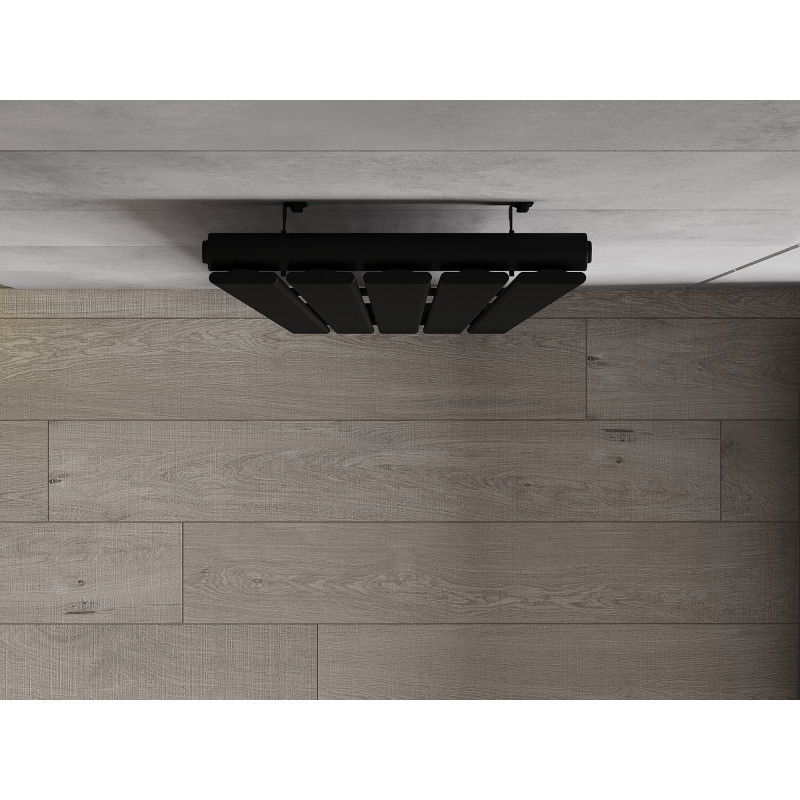 Mexen Boston dekoratív radiátor 1800 x 376 mm, 740 W, fekete - W213-1800-376-01-70