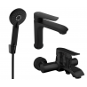 Mexen Pecos R40 set de baie, negru - 72703R40-70