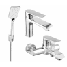 Mexen Pecos R62 set de baie, crom - 72703R62-00
