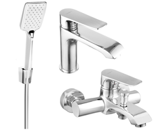 Mexen Pecos R62 set de baie, crom - 72703R62-00