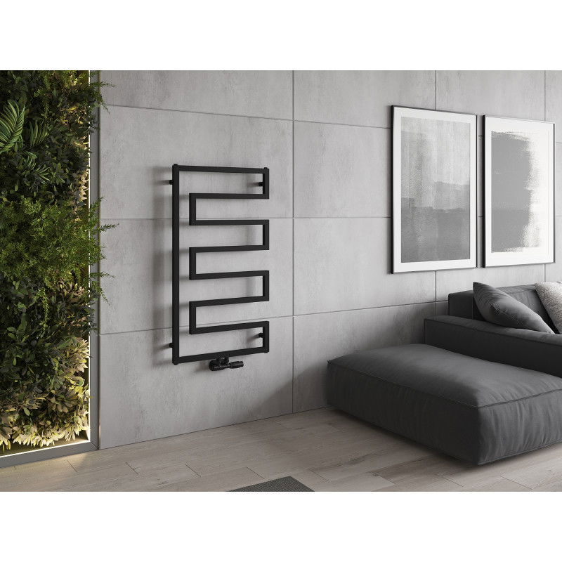 Mexen Floryda radiator decorativ 1080 x 600 mm, 358 W, negru - W206-1080-600-00-70