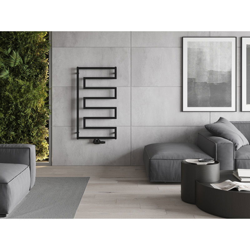 Mexen Floryda radiator decorativ 1080 x 600 mm, 358 W, negru - W206-1080-600-00-70