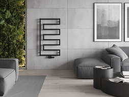Mexen Floryda radiator decorativ 1080 x 600 mm, 358 W, negru - W206-1080-600-00-70