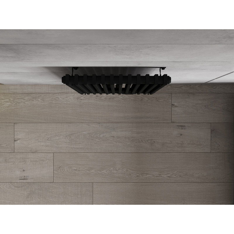 Mexen Kansas radiator decorativ 1200 x 420 mm, 842 W, negru - W204-1200-420-00-70