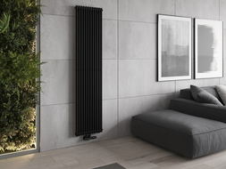 Mexen Kansas radiator decorativ 1800 x 420 mm, 1242 W, negru - W204-1800-420-00-70