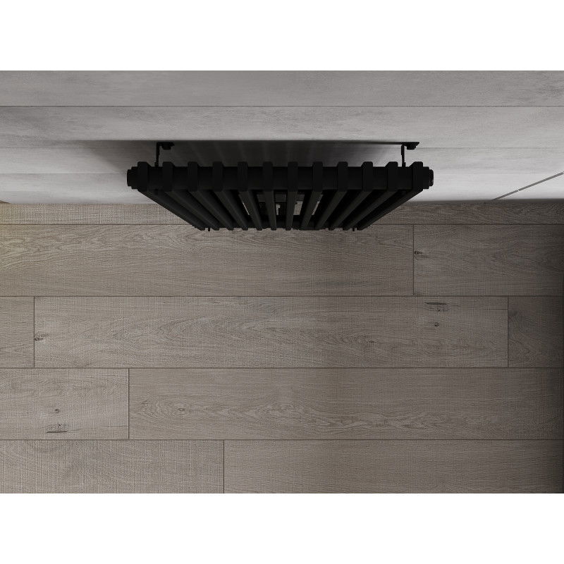 Mexen Kansas radiator decorativ 1800 x 420 mm, 1242 W, negru - W204-1800-420-00-70