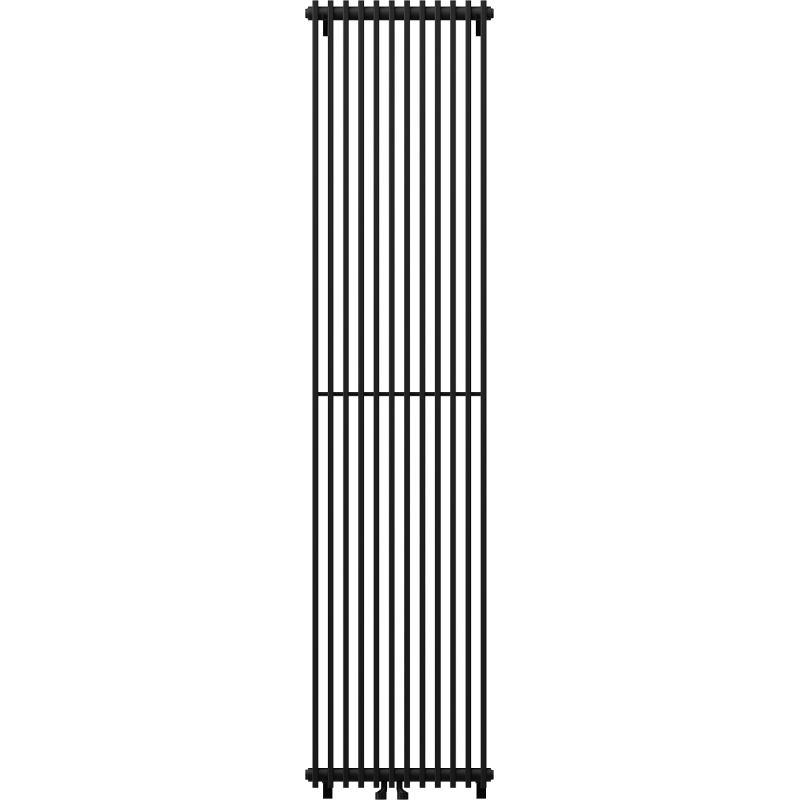 Mexen Kansas dekoratív radiátor 1800 x 420 mm, 1242 W, fekete - W204-1800-420-00-70