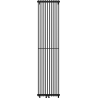 Mexen Kansas radiator decorativ 1800 x 420 mm, 1242 W, negru - W204-1800-420-00-70