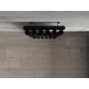 Mexen Nevada calorifer decorativ 1800 x 360 mm, 705 W, Neagră - W201-1800-360-00-70