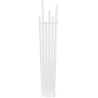 Mexen Omaha dísz radiátor 1800 x 420 mm, 655 W, Fehér - W208-1800-420-00-20