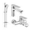 Set de baie Mexen Pecos DQ40, crom - 72703DQ40-00