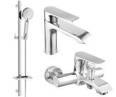 Mexen Pecos Set de baie DQ40, crom - 72703DQ40-00