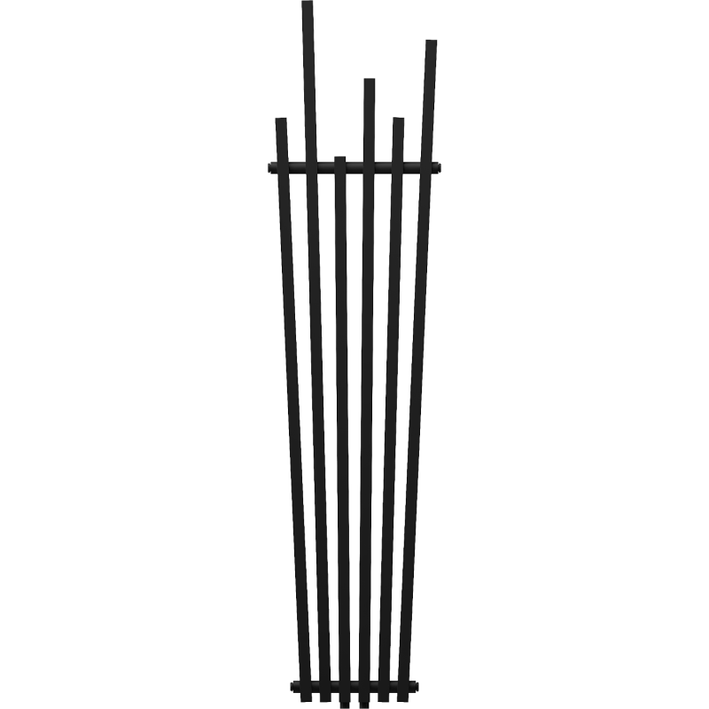 Mexen Omaha radiator decorativ 1800 x 420 mm, 655 W, negru - W208-1800-420-00-70