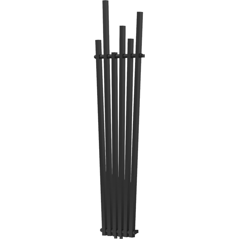 Mexen Omaha dísz radiátor 1800 x 420 mm, 655 W, Fekete - W208-1800-420-00-70