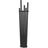 Mexen Omaha dísz radiátor 1800 x 420 mm, 655 W, Fekete - W208-1800-420-00-70