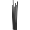 Mexen Omaha radiator decorativ 1800 x 420 mm, 655 W, negru - W208-1800-420-00-70