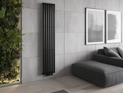 Mexen Oregon calorifer decorativ 1800 x 350 mm, 604 W, Neagră - W202-1800-350-00-70