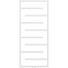 Mexen Orlando calorifer decorativ 1380 x 600 mm, 499 W, Albă - W207-1380-600-00-20
