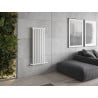 Mexen Texas dekoratív radiátor 1200 x 460 mm, 659 W, fehér - W203-1200-460-00-20