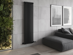 Mexen Texas dekoratív radiátor 1800 x 460 mm, 965 W, fekete - W203-1800-460-00-70