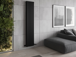 Mexen Kent radiator decorativ 1882 x 380 mm, 1392 W, negru - W216-1882-380-00-70
