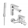 Mexen Pecos Set cadă R72, crom - 72703R72-00