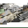 Mexen Andres Chiuvetă de granit de 1,5 compartiment cu picurător și baterie de bucătărie Aster, Bej - 6515-69-73450-57-B