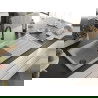 Mexen Andres Chiuvetă de granit de 1,5 compartiment cu picurător și baterie de bucătărie Aster, Bej - 6515-69-73450-70-B