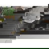 Mexen Andres chiuvetă din granit 1,5 camere cu picurător și baterie bucătărie Aster, negru cu pete - 6515-76-73450-57-G