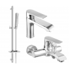 Mexen Pecos DQ72 set de baie, crom - 72703DQ72-00