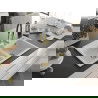 Mexen Tomas chiuvetă de bucătărie dublă din granit cu baterie Aster, alb - 6516-20-73450-57-G