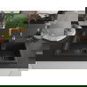 Mexen Tomas chiuvetă din granit cu 2 cuve și baterie de bucătărie Aster, negru/auriu metalic - 6516-75-73450-07-B