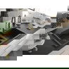 Mexen Tomas Chiuvetă de granit cu 2 compartimente și baterie de bucătărie Aster, Neagră/Auriu metalic - 6516-75-73450-57-B