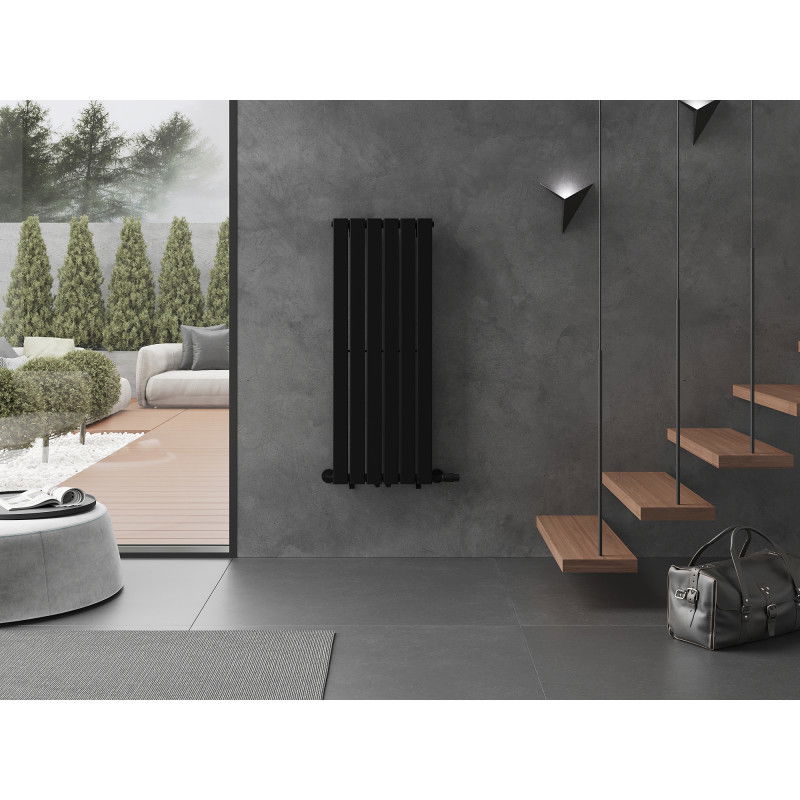 Mexen Boston radiator decorativ 1200 x 452 mm, 611 W, negru - W213-1200-452-00-70