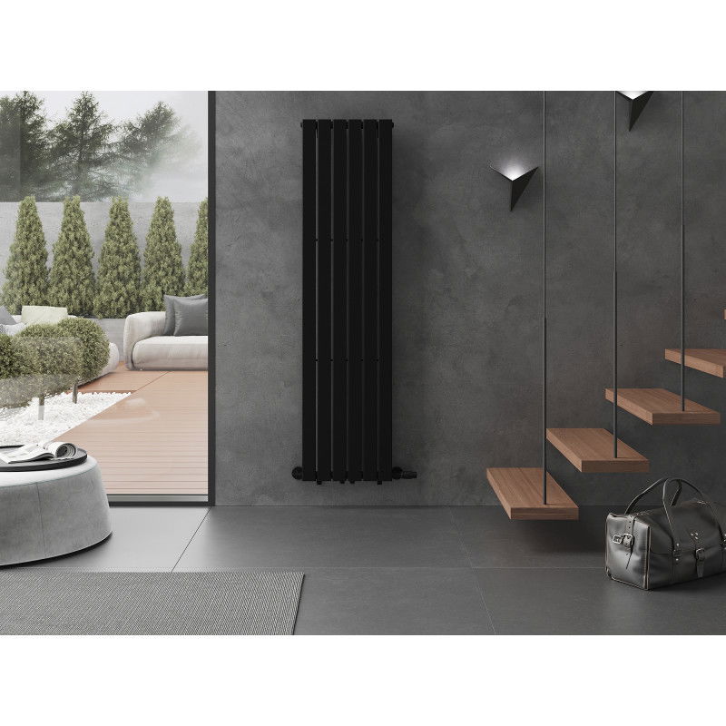 Mexen Boston radiator decorativ 1800 x 452 mm, 888 W, negru - W213-1800-452-00-70