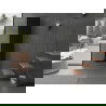 Mexen Boston dísz radiátor 1800 x 452 mm, 888 W, Fekete - W213-1800-452-00-70